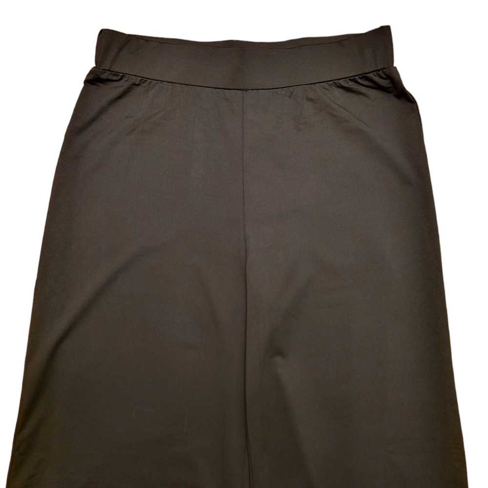 TIMING SIZE LARGE BLACK SLACKS WITH LEG SLIT
